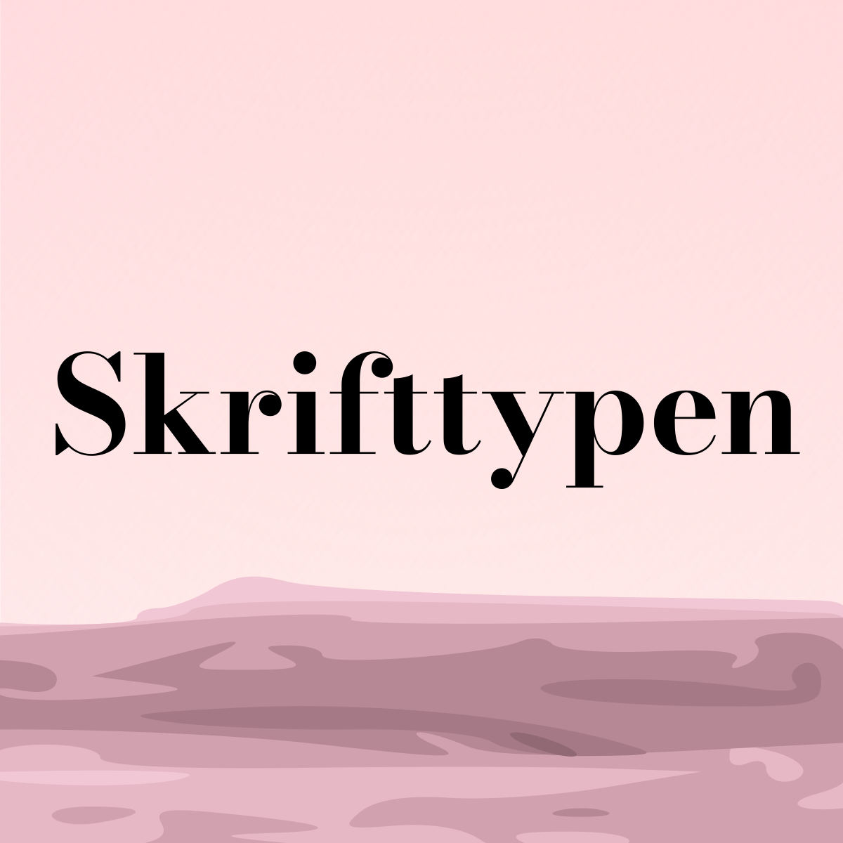 Skrift­typen